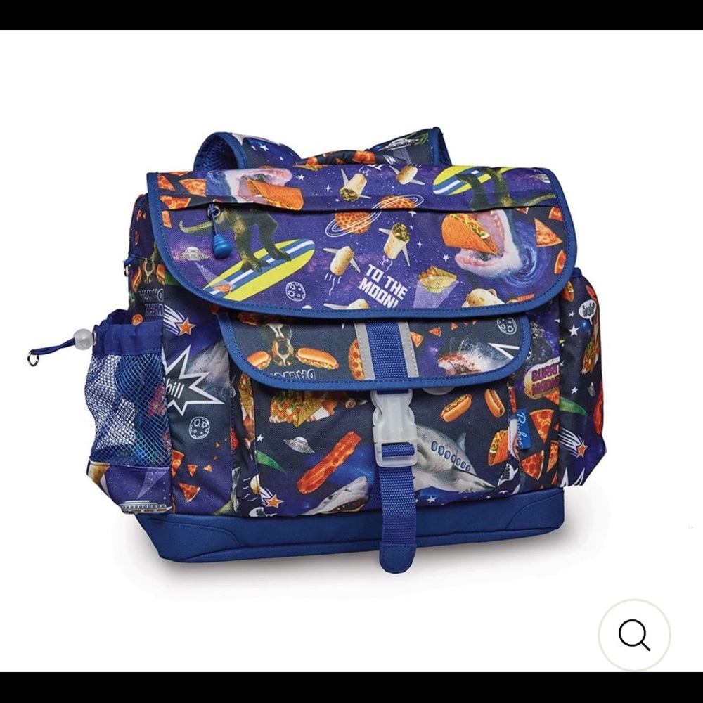 Bixbee large backpack and lunch box